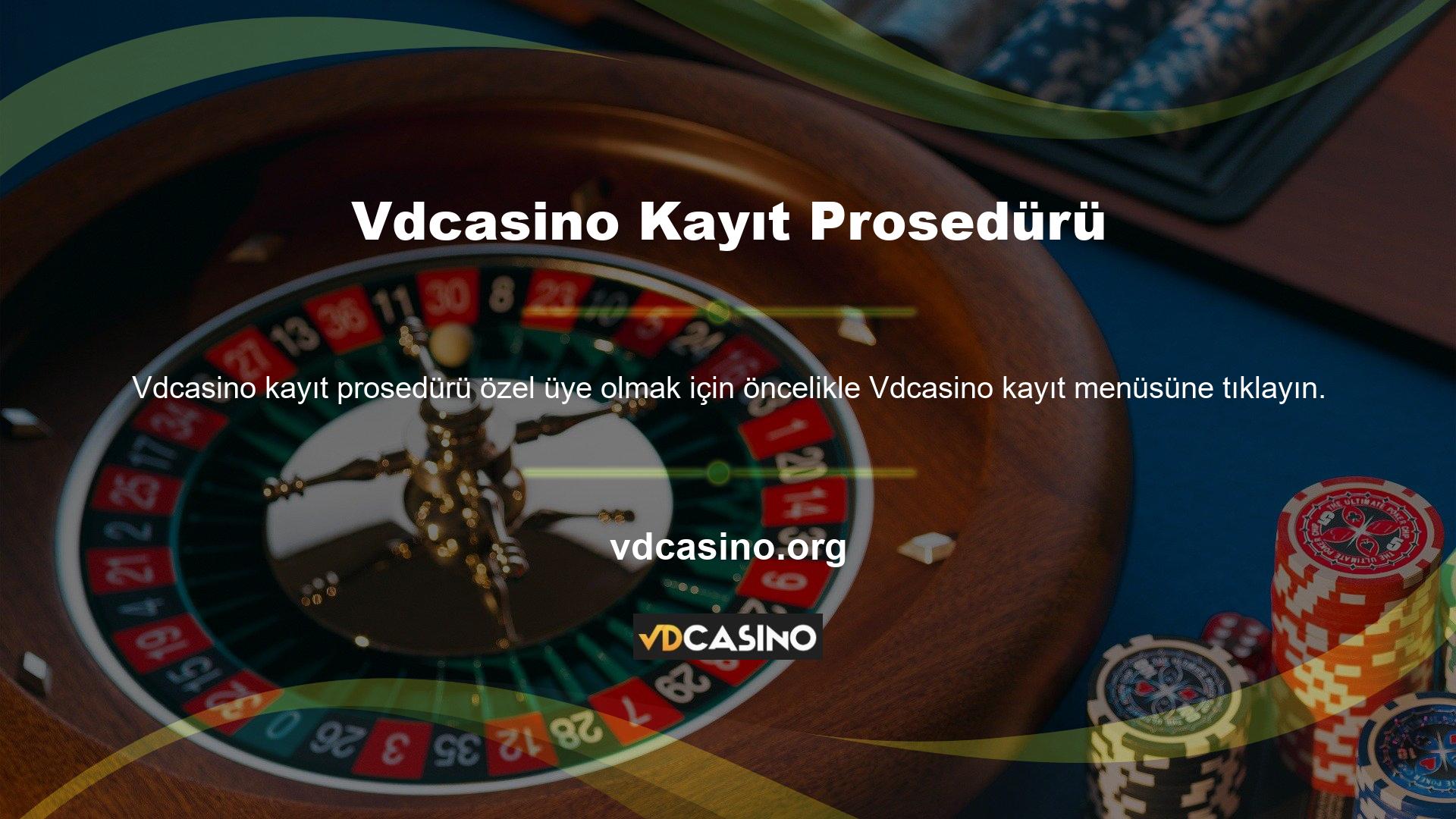 Bu menü yasa dışı bir casino sitesine üye olmanız için ihtiyaç duyduğunuz bilgileri içerir